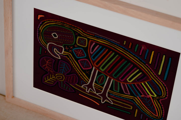 Traditional Multi-Color Parrot Bird Mola