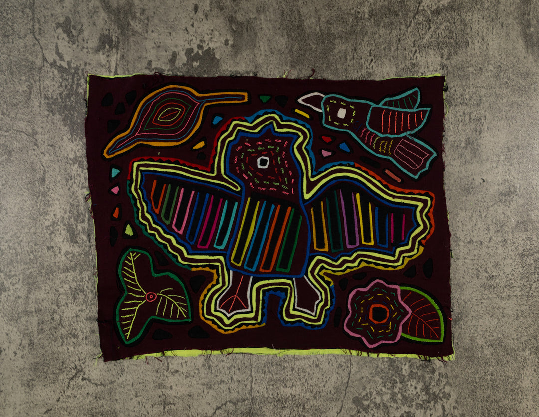 Maroon And Yellow Bat Bird Mola