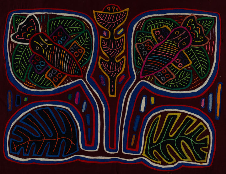 Burgundy White And Blue Bumblebee Mola