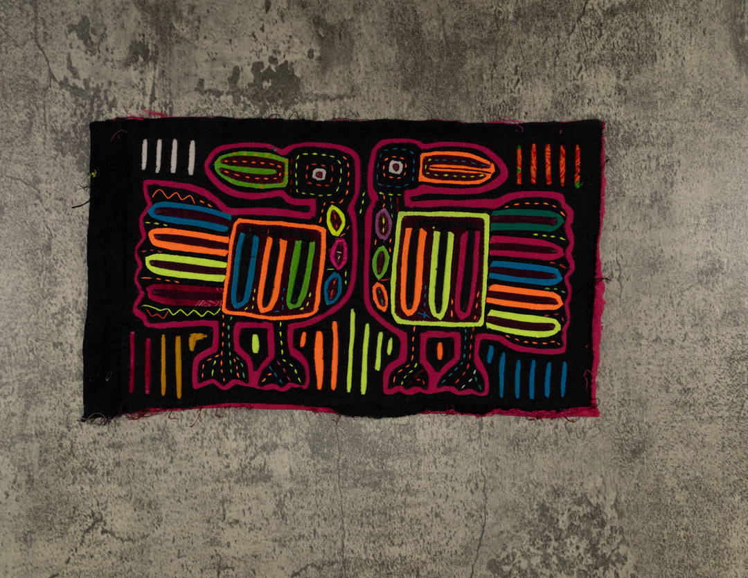 Rainbow Colors Toucan Bird Mola