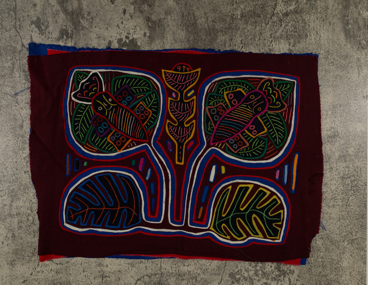 Burgundy White And Blue Bumblebee Mola