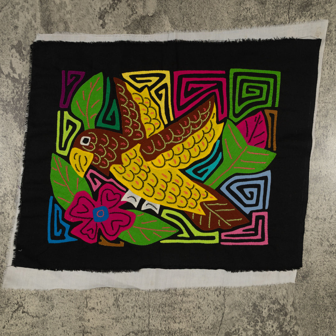 Fantasy Brown And Yellow Parrot Bird Mola