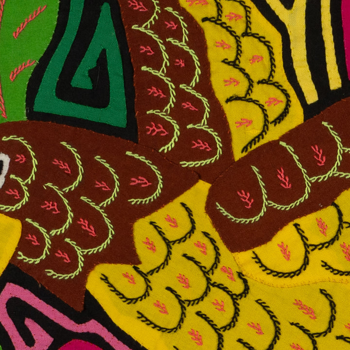 Fantasy Brown And Yellow Parrot Bird Mola