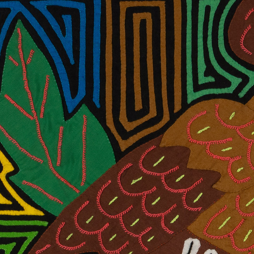 Fantasy Pink And Brown Parrot Bird Mola