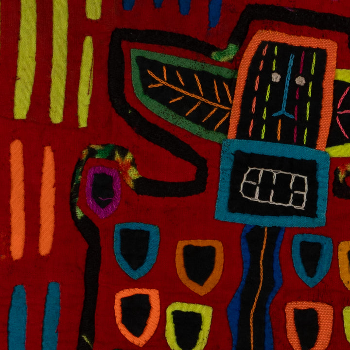 Vintage Weird Totem Pole Mola