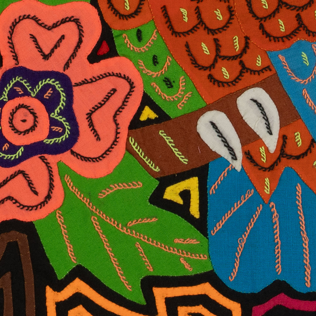 Orange And Blue Tropical Parrot Pair Mola