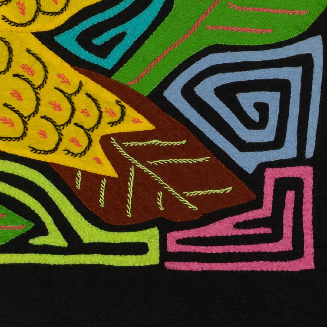 Fantasy Brown And Yellow Parrot Bird Mola