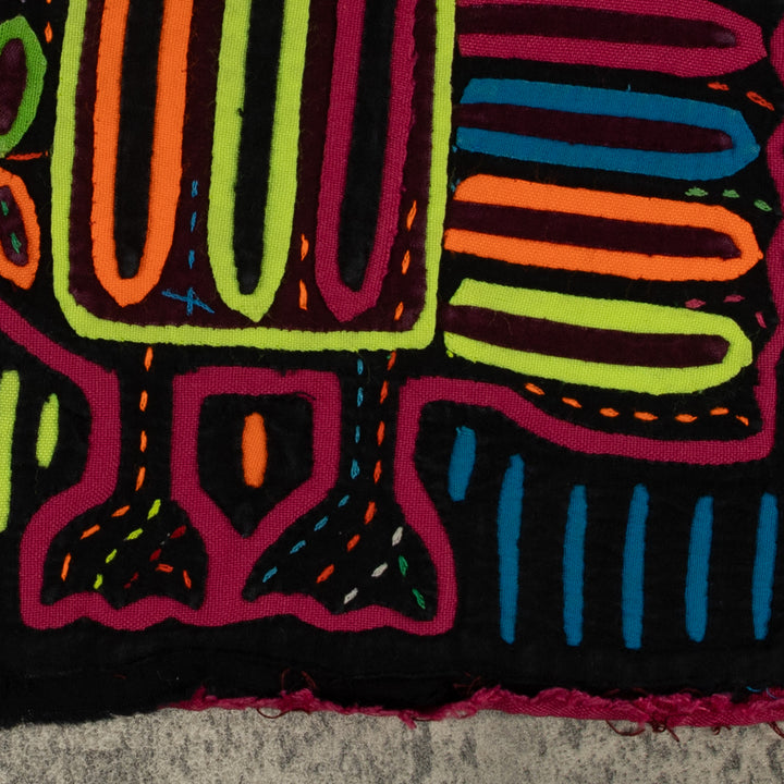 Rainbow Colors Toucan Bird Mola