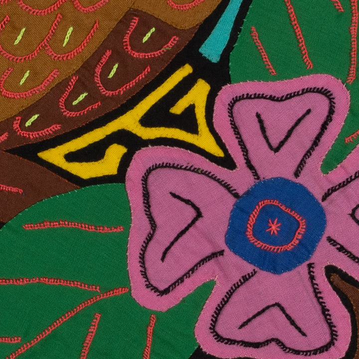 Fantasy Pink And Brown Parrot Bird Mola