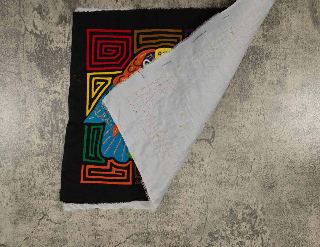 Orange And Blue Tropical Parrot Pair Mola