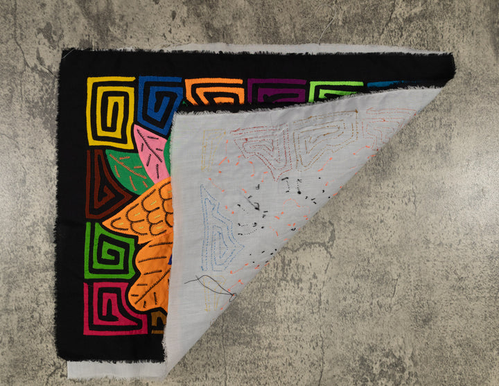 Fantasy Blue Orange Parrot Mola