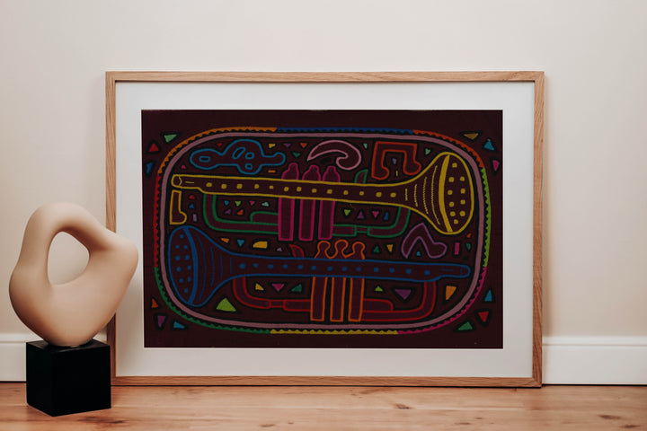 Rainbow Colors Toot Your Own Horn Mola