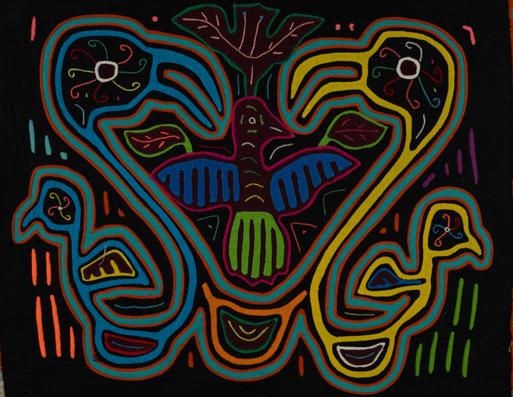 Blue And Yellow Gorgeous Bird Mola