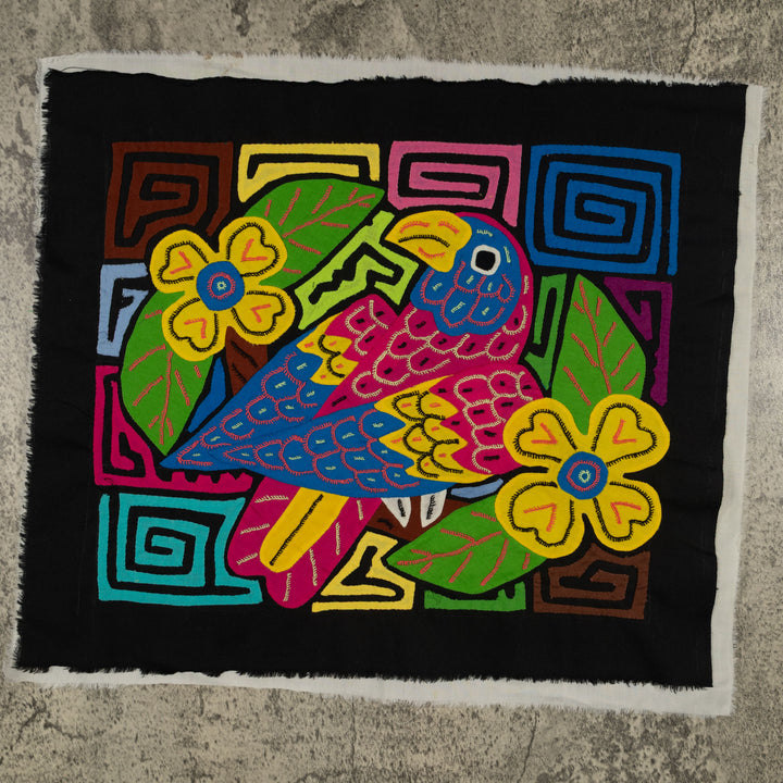 Fantasy Red Blue And Yellow Parrot Bird Mola