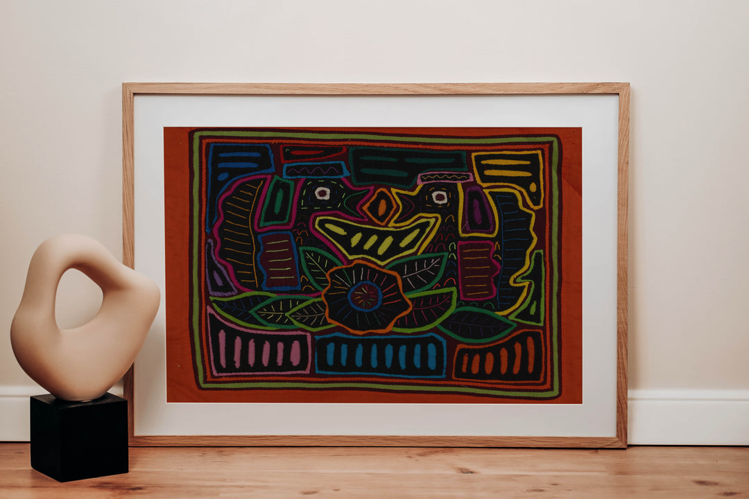 Rainbow Colors Lovebird Mola