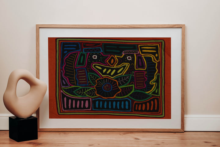 Rainbow Colors Lovebird Mola