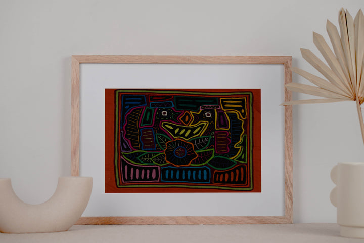 Rainbow Colors Lovebird Mola