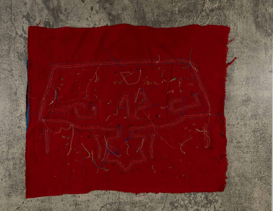 Burgundy White And Blue Ducks Mola