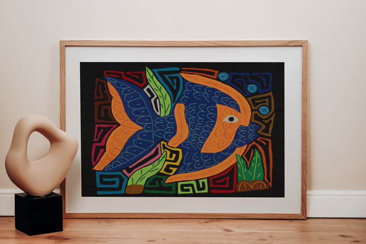 Fantasy Orange And Blue Angel Fish Mola