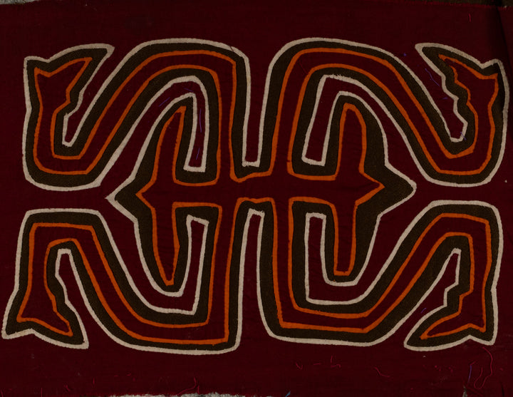 Maroon Classic Design Mola