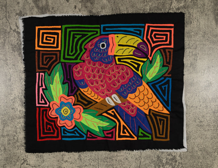 Fantasy Red Blue And Orange Toucan Bird Mola