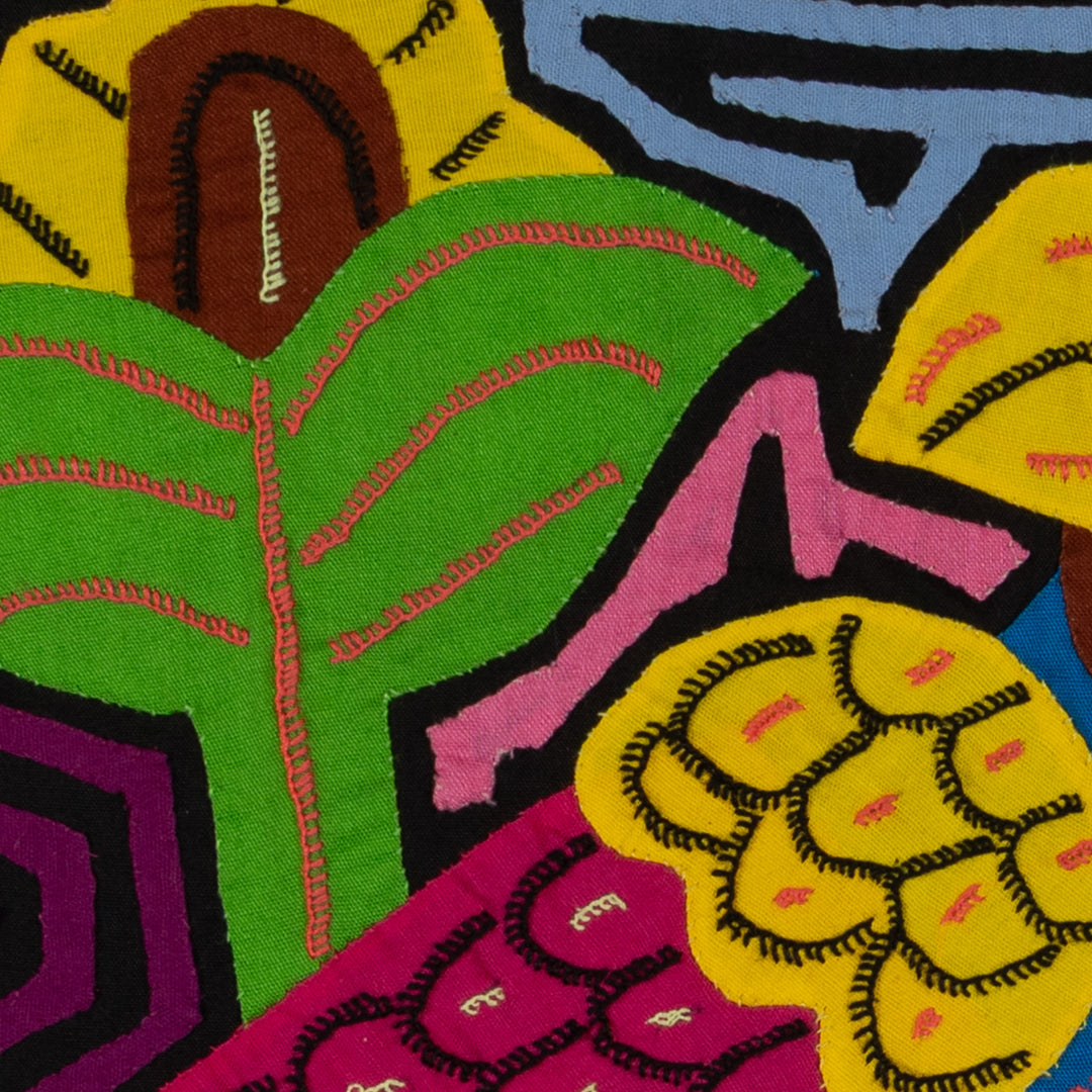 Fantasy Pink Blue And Yellow Parrot Bird Mola