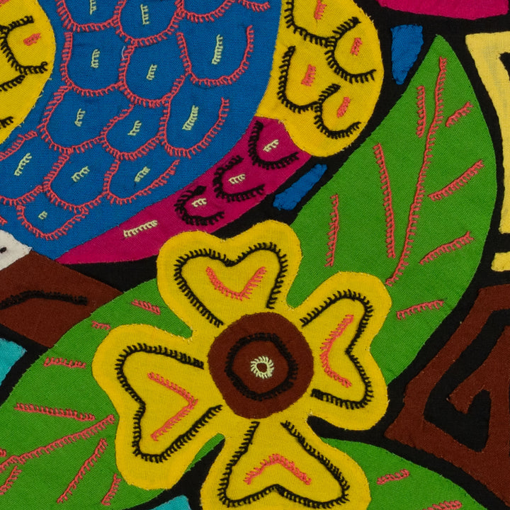 Fantasy Pink Blue And Yellow Parrot Bird Mola