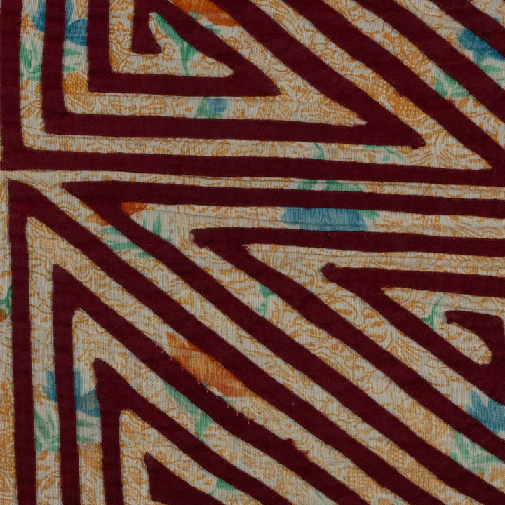 Vintage Background Material ZigZag Mola