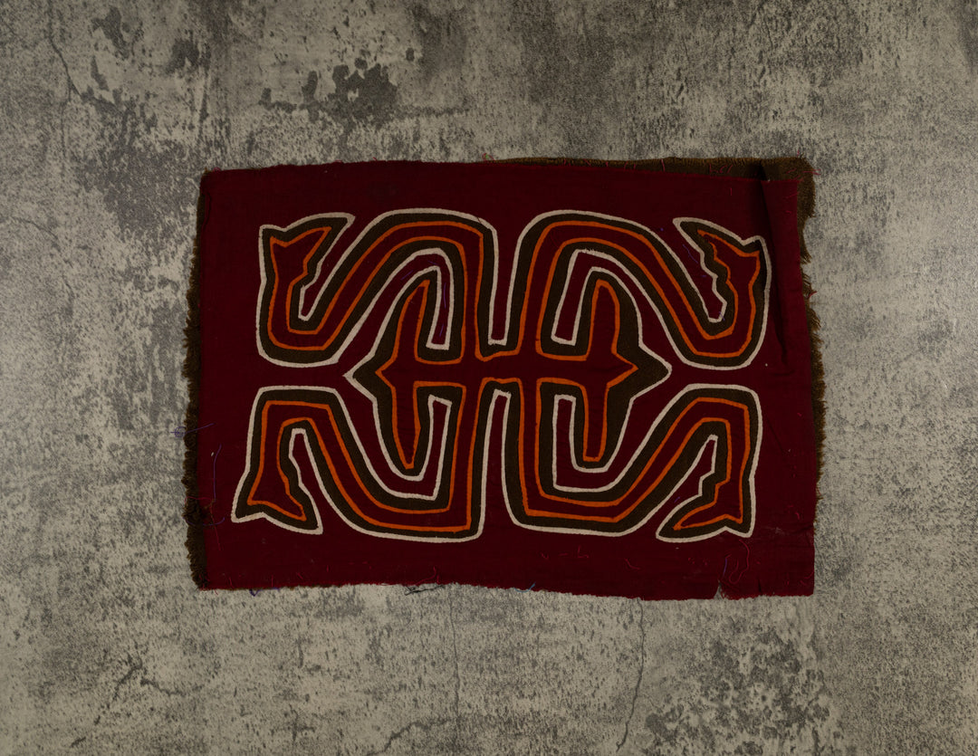 Maroon Classic Design Mola