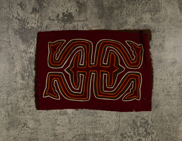 Maroon Classic Design Mola