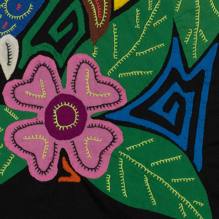 Fantasy Blue Gray And Pink Hummingbird Mola