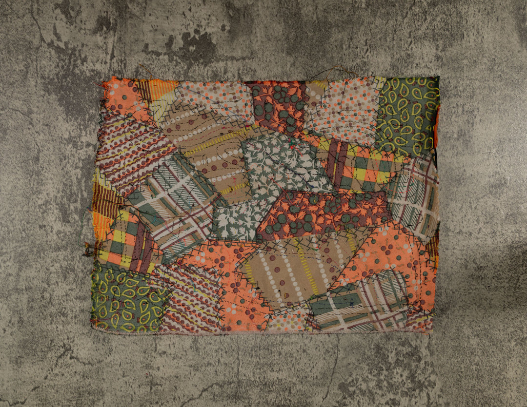 Vintage Rainbow Fancy Bird Mola