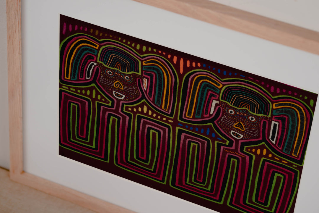 Traditional Multi-Color Twin Sister Mola