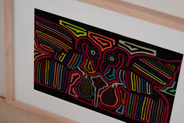 Rainbow Colors Lovebird Mola