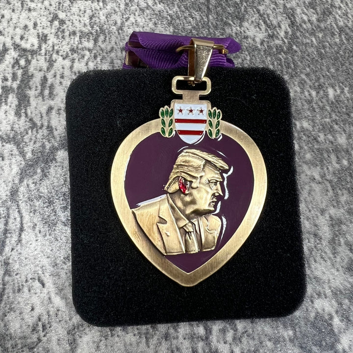 President Trump Purple Heart Tribute Medal