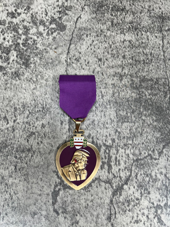 President Trump Purple Heart Tribute Medal