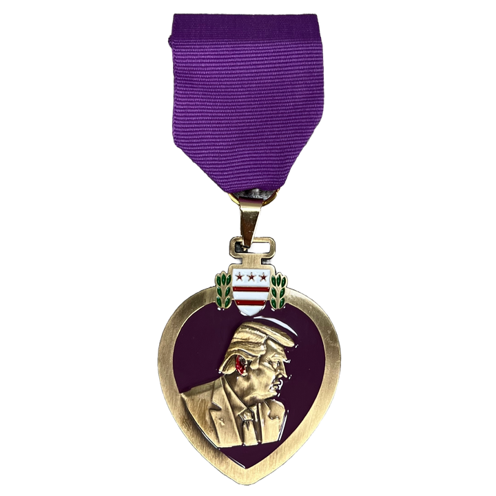 President Trump Purple Heart Tribute Medal