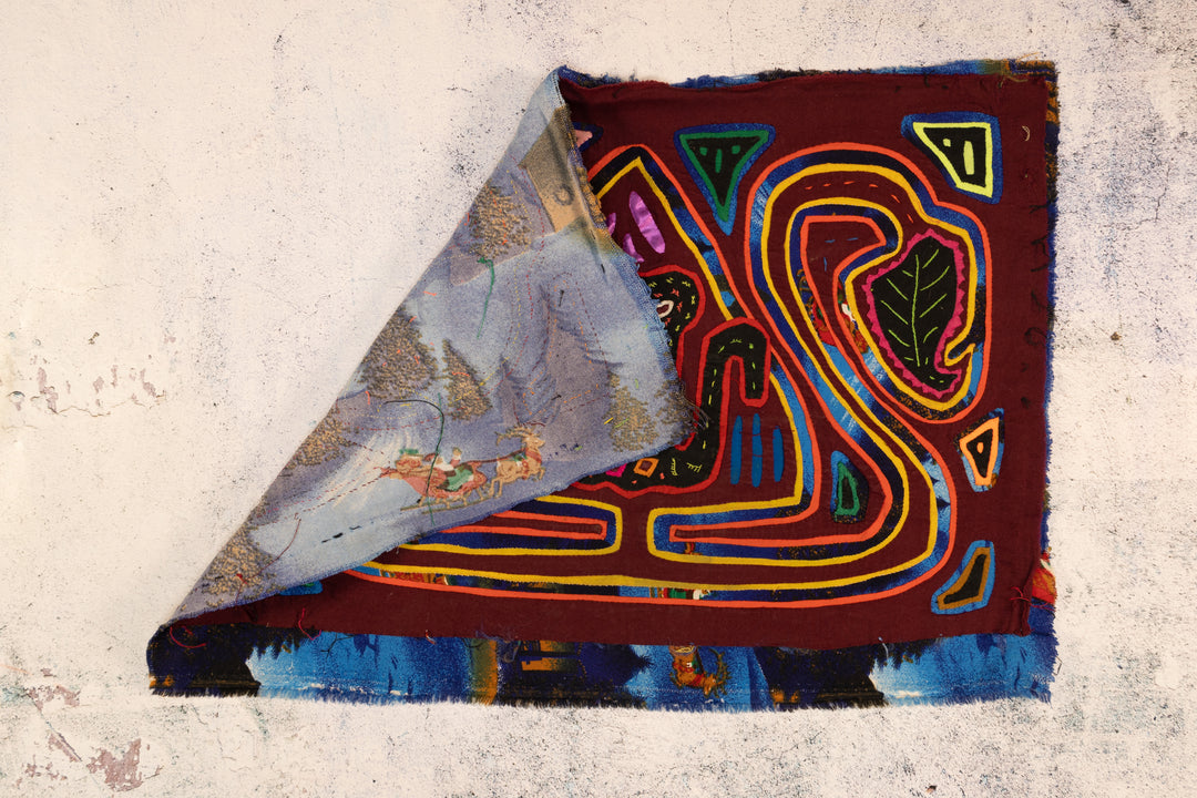 Vintage Squirrel In A Nest Mola