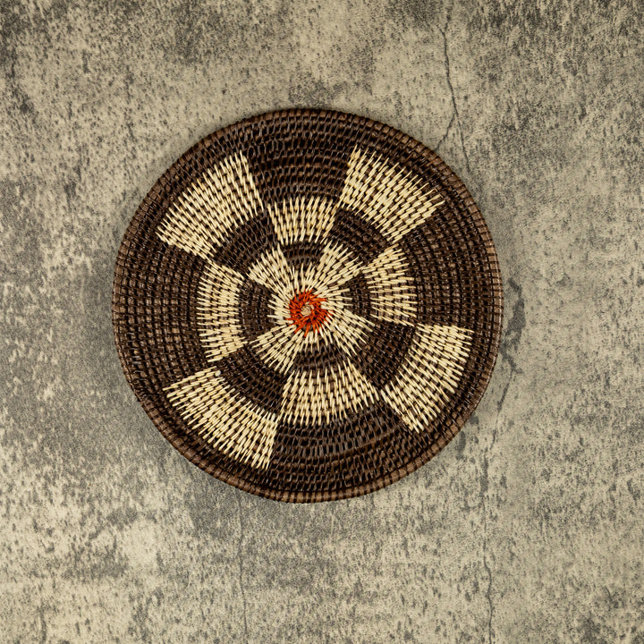 Spokes Hand Woven Plate Basket