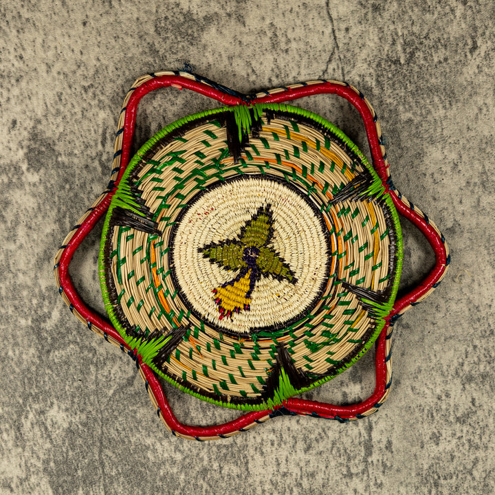 New Design Multicolor Hand Woven Bowl Basket