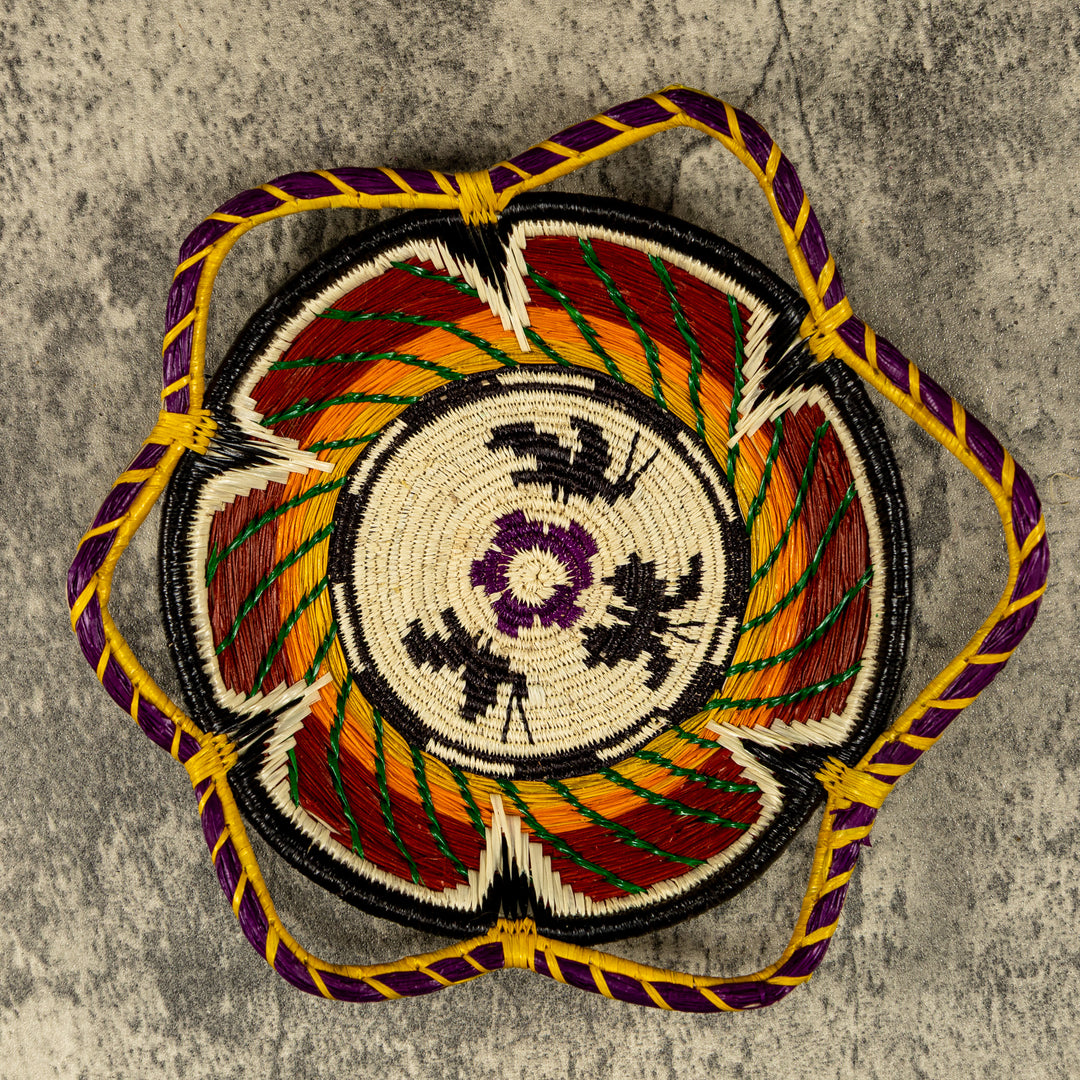 New Design Butterfly Hand Woven Bowl Basket