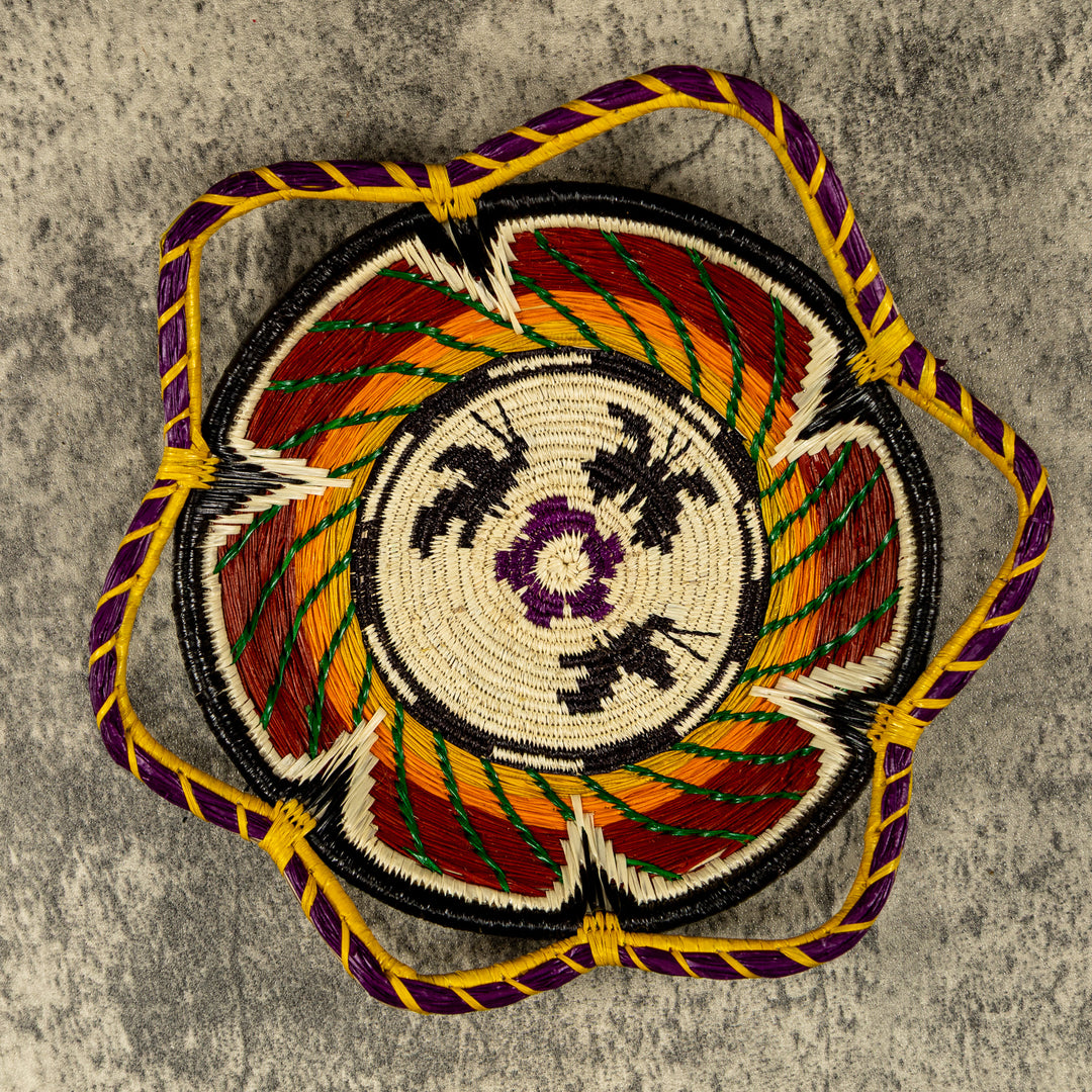 New Design Butterfly Hand Woven Bowl Basket
