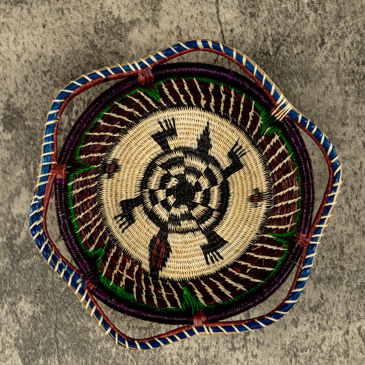 New Design Turtle Hand Woven Plate Basket