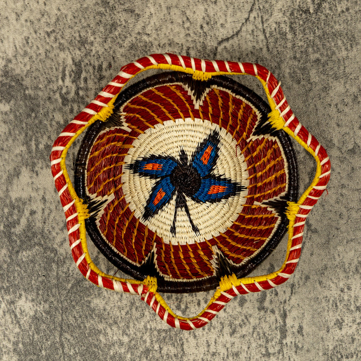 New Design Butterfly Hand Woven Bowl Basket