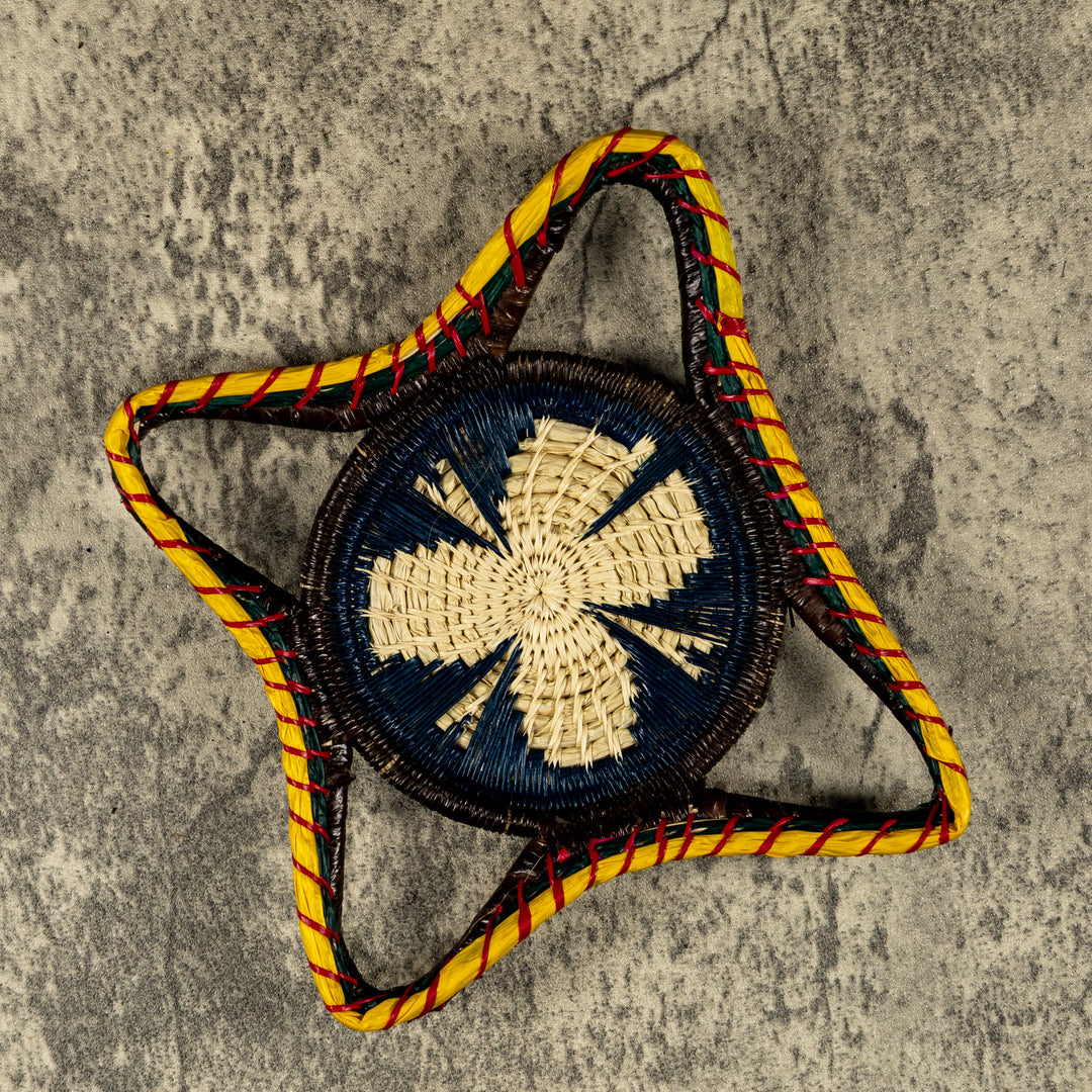 New Design Butterfly Hand Woven Plate Basket