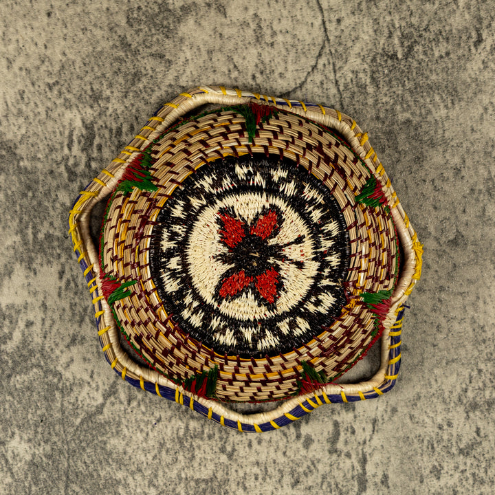 New Design Butterfly Hand Woven Bowl Basket