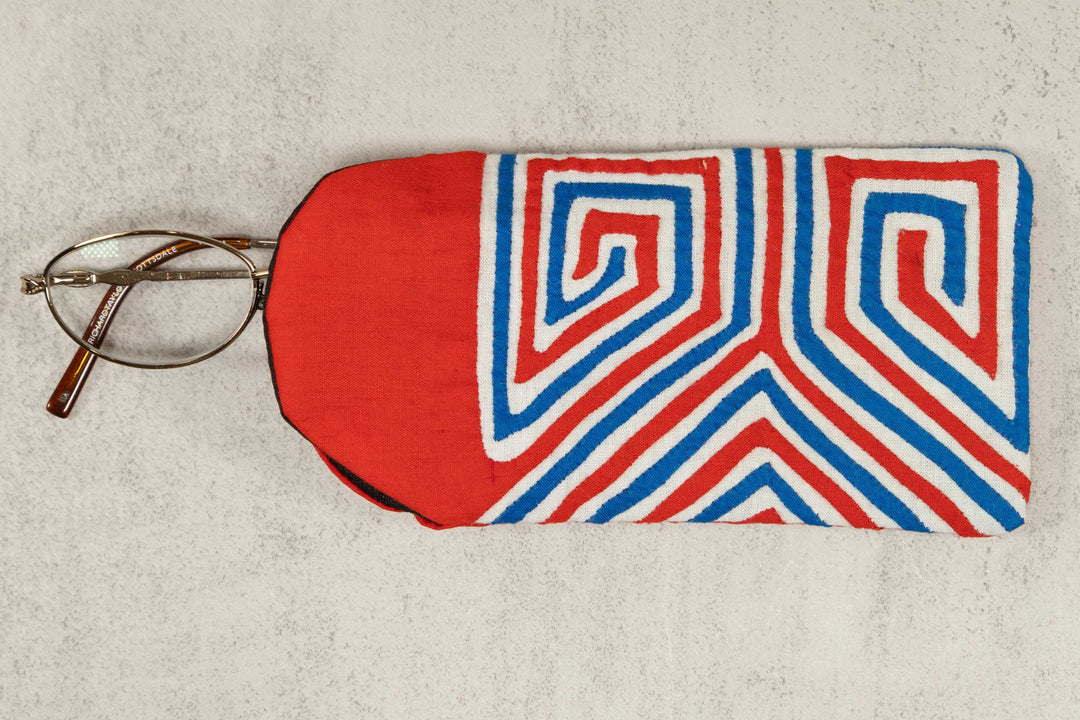 Mola Eyeglass Sleeve Panama Red