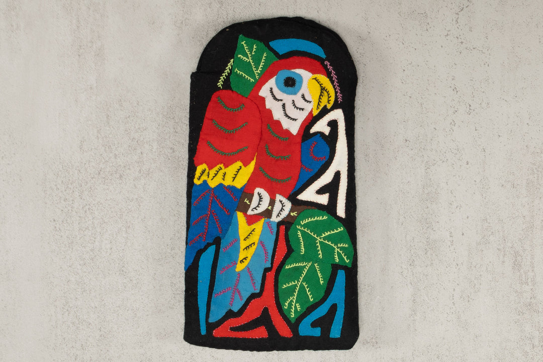 Mola Eyeglass Sleeve Scarlet Macaw