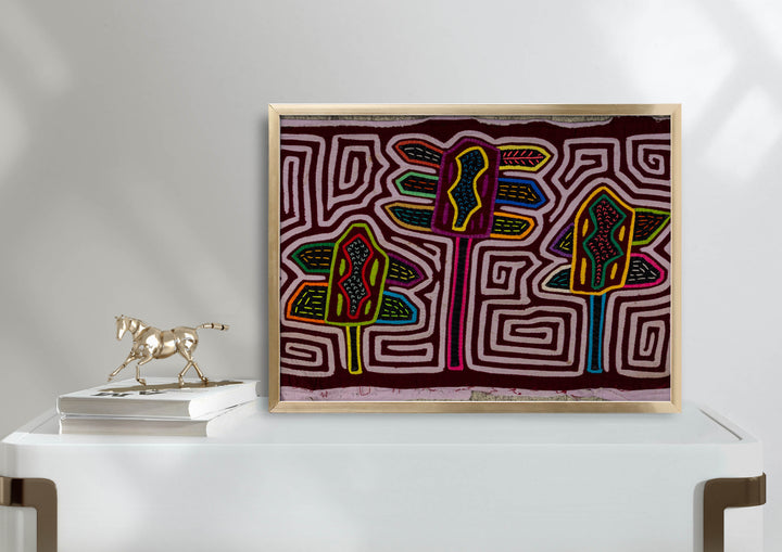 Burgundy And White Madison Avenue Traffic Light Mola