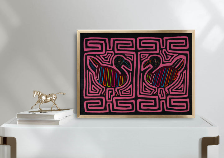 Black And Pink Beachcomber Seagull Mola